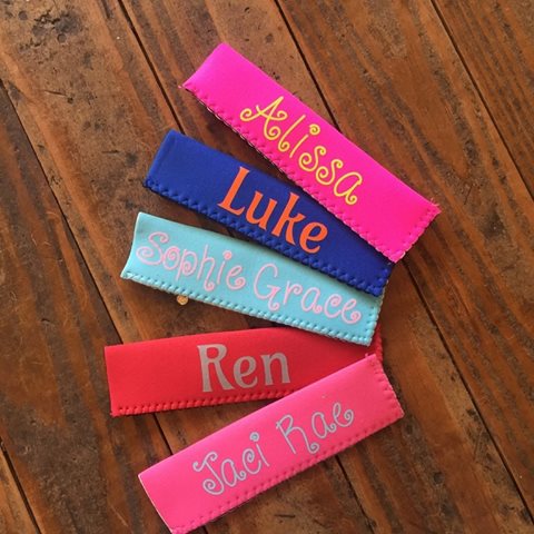 Monogrammed Popsicle Holder