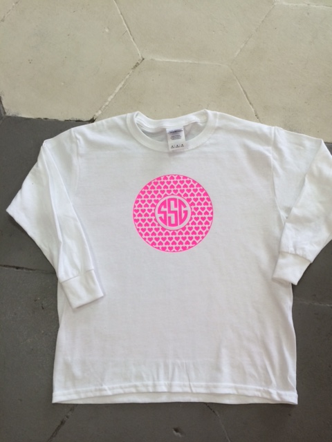 Heart Patch Monogram T-shirt