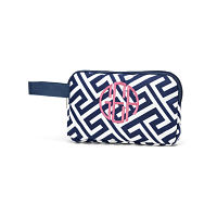 Pencil Bag-navy/white