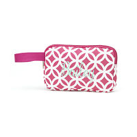 Pencil Bag-Pink circle