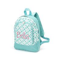 Preschool Backpack- Bright Blue Circle