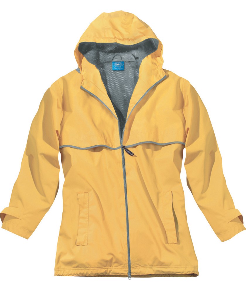 Monogrammed Rain Jacket - Yellow